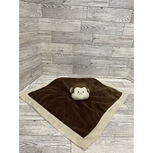 Tiddliwinks Brown Monkey Lovey Security Blanket Baby Toy Nursery Safari Zoo